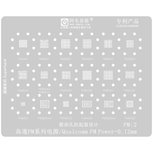 STENCIL PER REBALLING PM2 QUALCOMM AMAOE