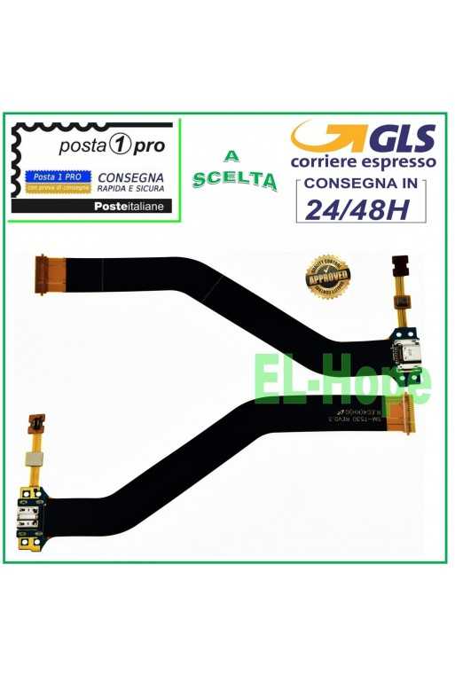 CONNETTORE RICARICA SAMSUNG GALAXY Tab 4 SM T530 SM T535 MICROFONO FLAT CARICA