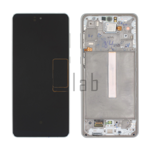 DISPLAY LCD SAMSUNG SERVICE PACK A73 5G 2022 BIANCO CON FRAME - SM-A736