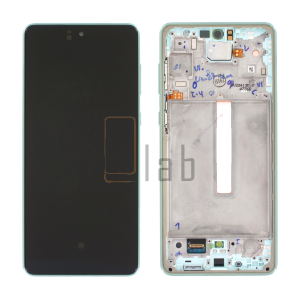 DISPLAY LCD SAMSUNG SERVICE PACK A73 5G 2022 VERDE GREEN/MINT CON FRAME - SM-A736