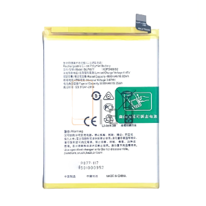 BATTERIA COMPATIBILE OPPO BLP877 REALME 8I - 9I 5G - C30 - C31 - C33 4G - C35 - NARZO 50A PRIME - NARZO 50I PRIME - NOTE 50 4G - 12X 5G 1ICP5/65/92 5000MAH